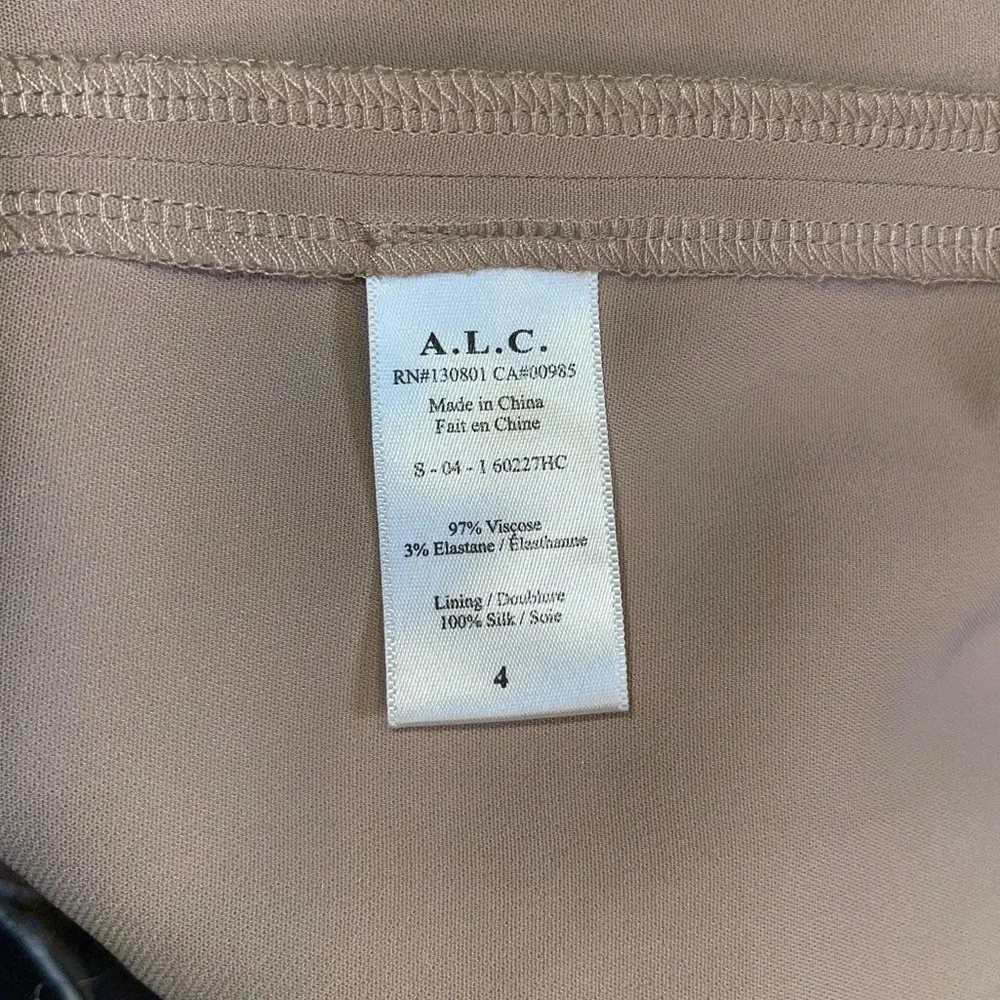 NWT A.L.C. Carmela Paneled Bodice Mini Dress. Size 4 - Picture 5 of 5